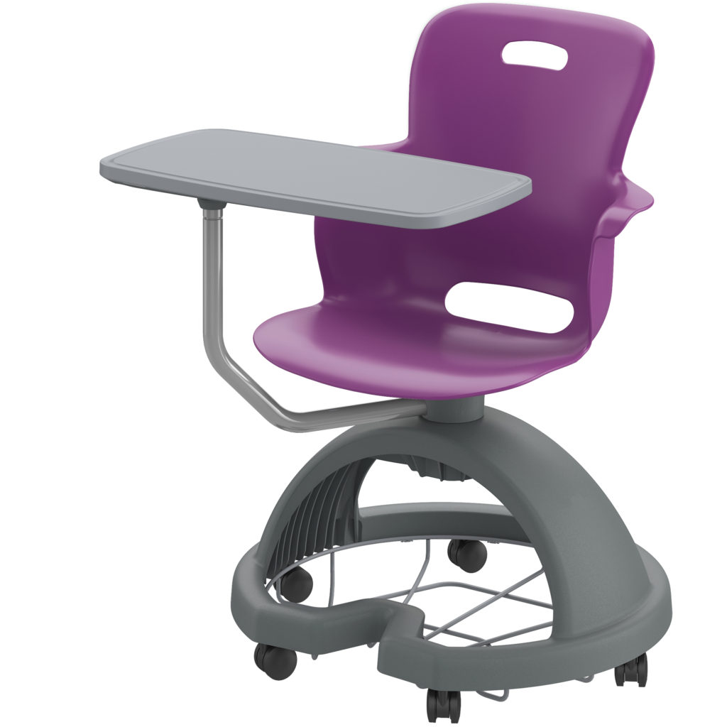 Ethos Chair 18” with Worksurface Purple